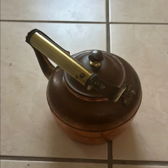 Others Follow Copper and Brass Tea Kettle - Picture 6 of 11